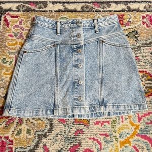 Abercrombie denim skirt size 0